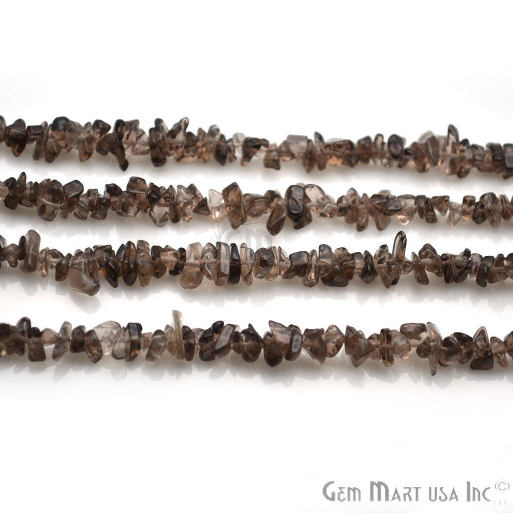 Smoky Topaz Chip Beads 34 Inch Full Strand (762227032111)