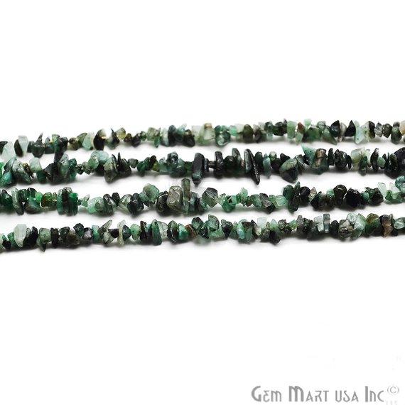 Natural Ruby Zoisite Chip Beads Strand-, Semi Precious, Gemstone Chips, Gemstone Beads (CHRZ-70001) - GemMartUSA