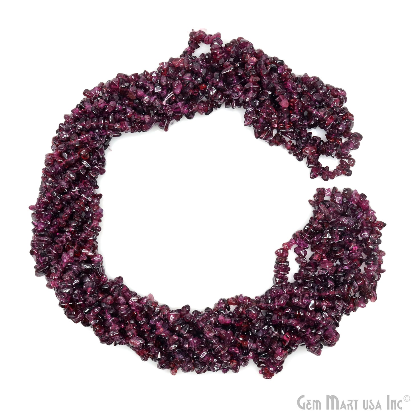 Natural Garnet Gemstone Chip Beads, 34 inch Full strand (762214645807)