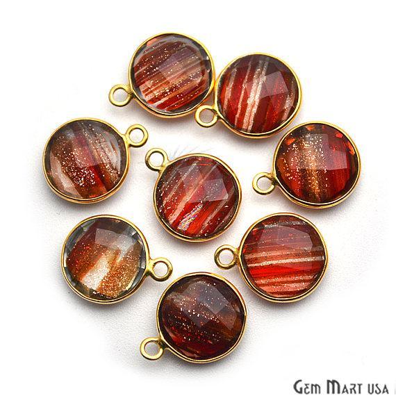 gemstone connector beads, gemstone connector pendant