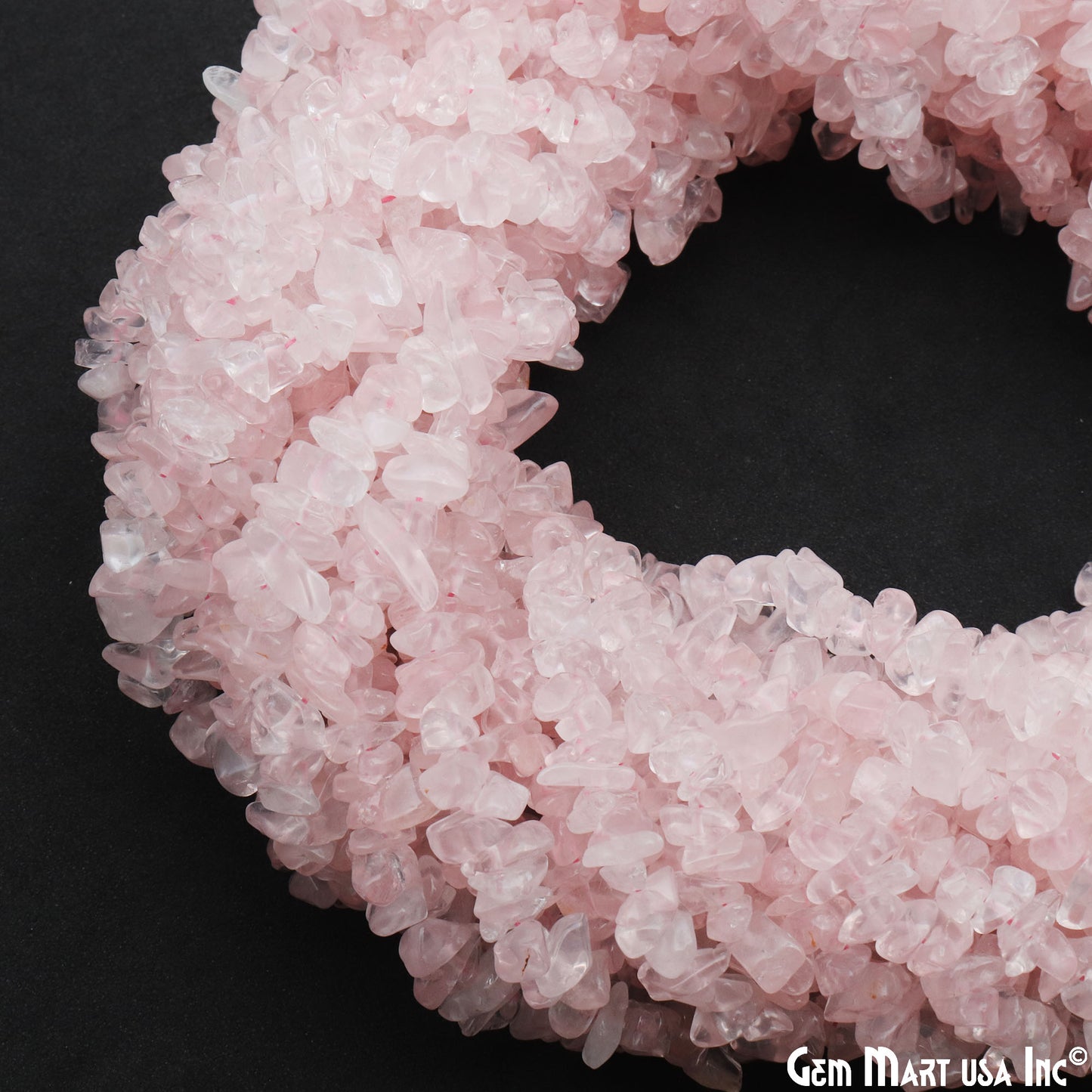 Natural Rose Quartz Chip Nugget Beads 34 inch Full Strand (762225197103)