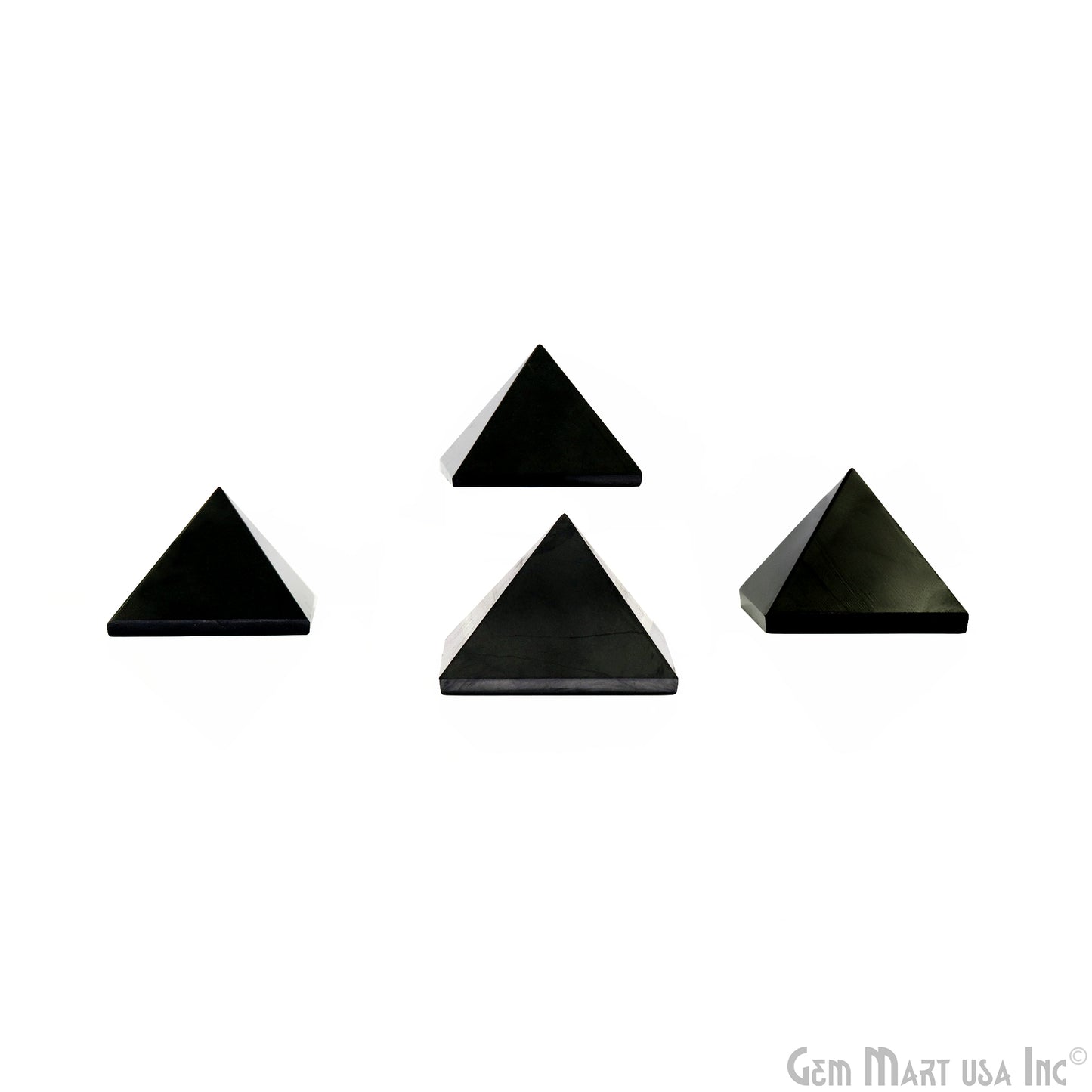 Shungite Pyramid, Crystal Pyramid, Anti Radiation, EMF Protection 50x43mm