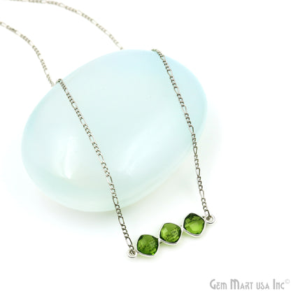 DIY Gemstone 29x7mm Silver Plated Finding Component