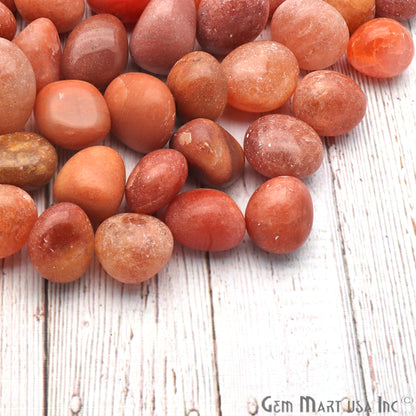 3.53oz Lot Sunstone Tumbled Reiki Healing Metaphysical Beach Spiritual Gemstone - GemMartUSA