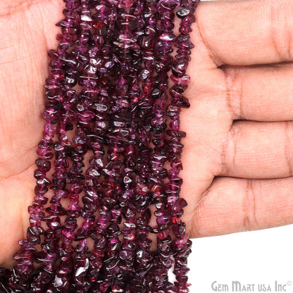 Natural Garnet Gemstone Chip Beads, 34 inch Full strand (762214645807)