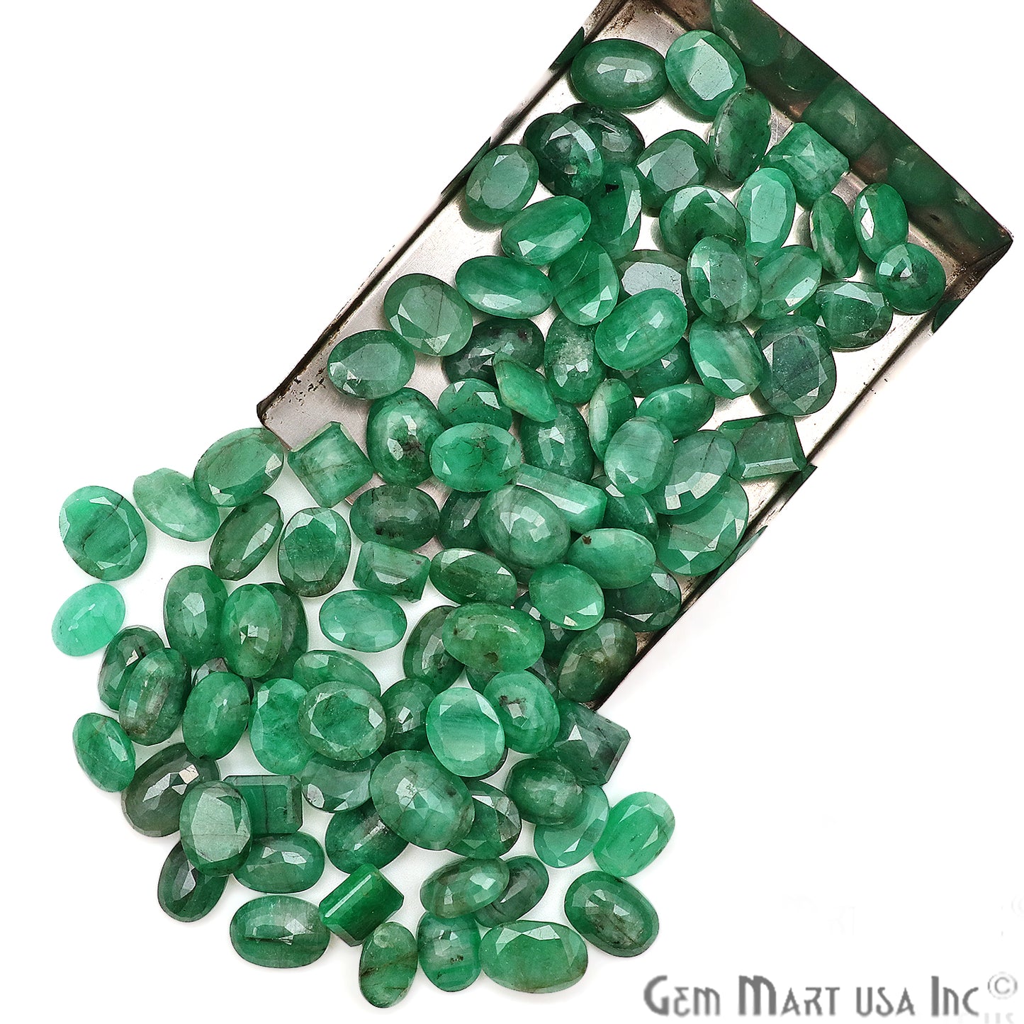 5 cts Emerald 20-10mm May Birthstone Mix Shape Loose Gemstones - GemMartUSA