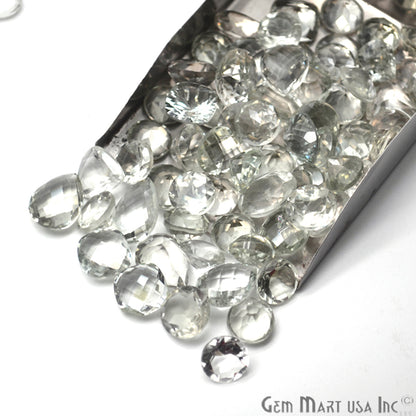 100Cts Big Size Wholesale Green Amethyst Mix Shape Loose Gemstones - GemMartUSA