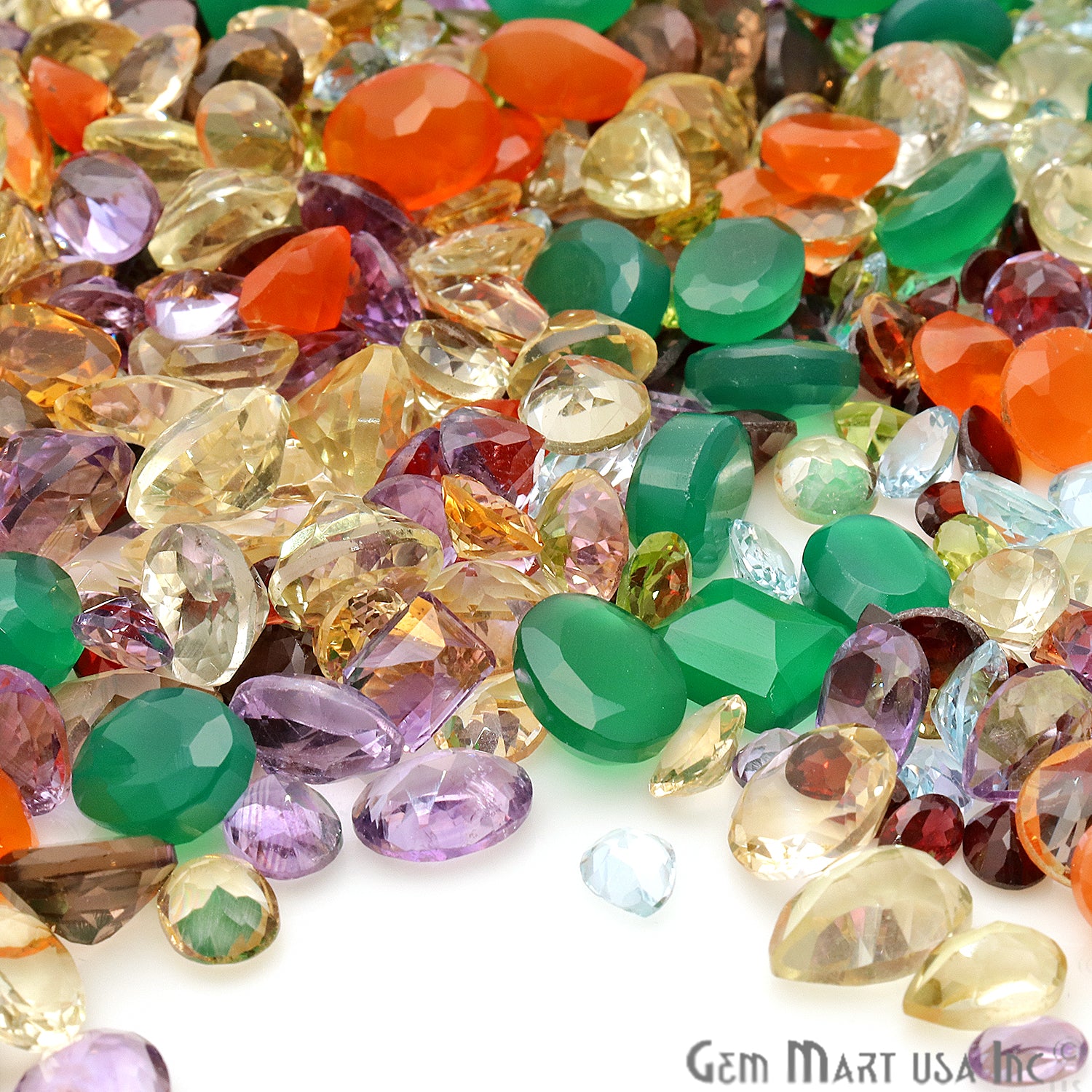50 Carat Mixed A+ Grade Mix Shape Wholesale Loose Gemstones - GemMartUSA