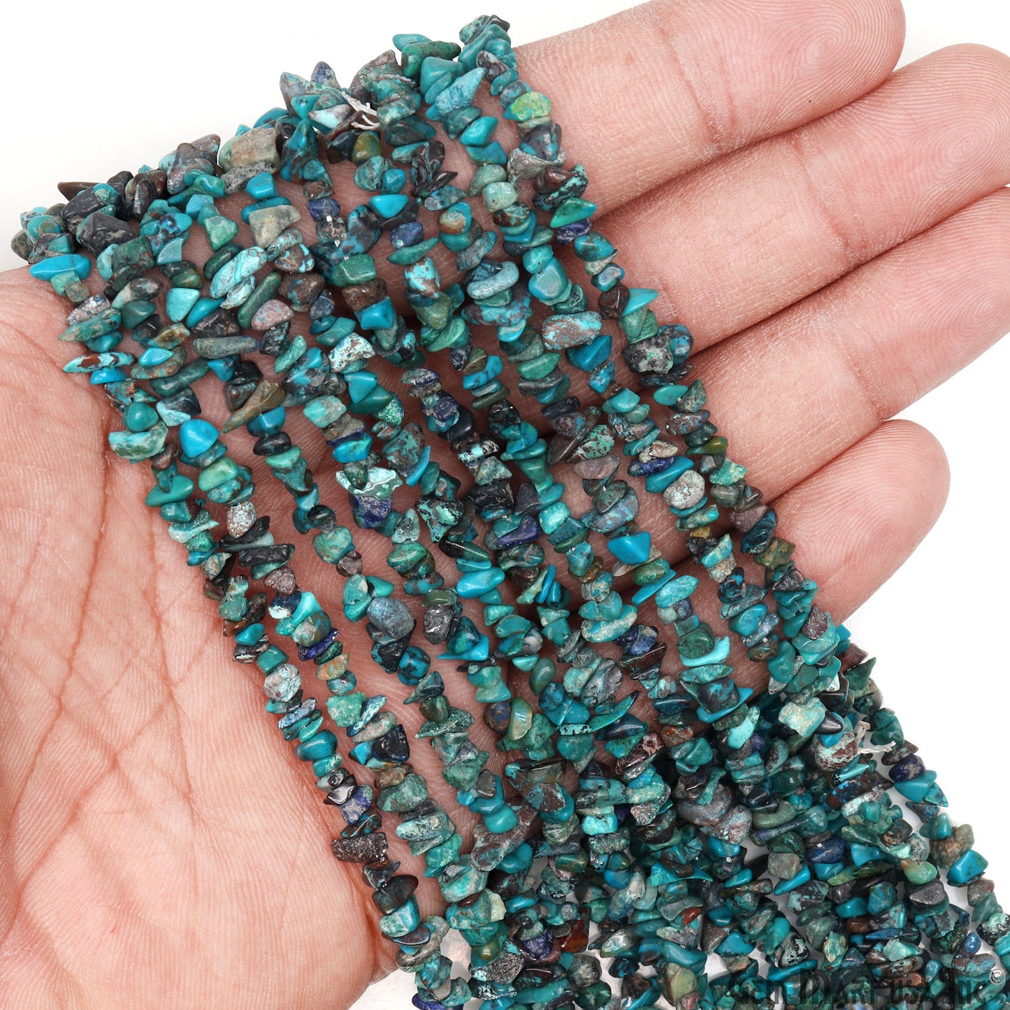 Natural Chip Beads, 34 Inch, Genuine Chip Strands, Drilled Strung Nugget Beads, 3-7mm, Polished, GemMartUSA (70001)