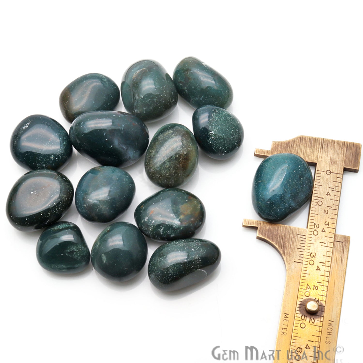 3.53oz Lot Green Aventurine Tumbled Reiki Healing Metaphysical Beach Spiritual Gemstone - GemMartUSA