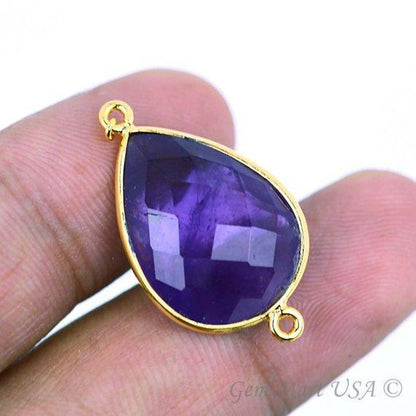 gemstone connector beads, gemstone connector pendant