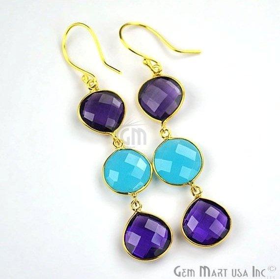 Amethyst & Blue Chalcedony