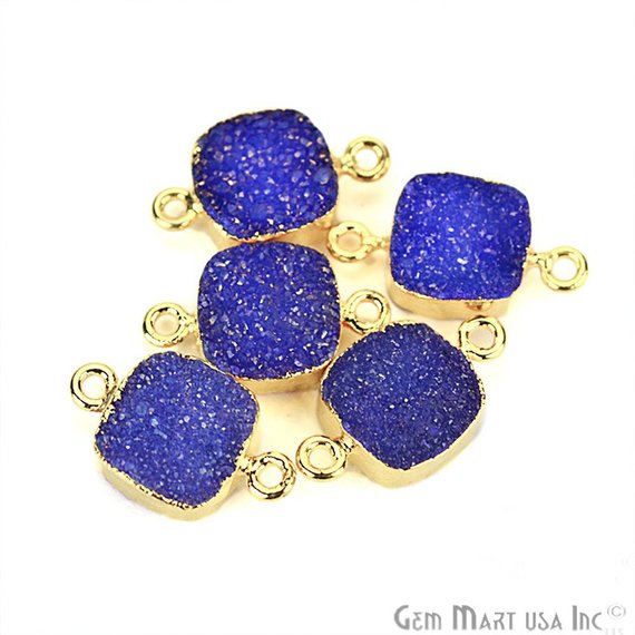 druzy connector beads, druzy connector