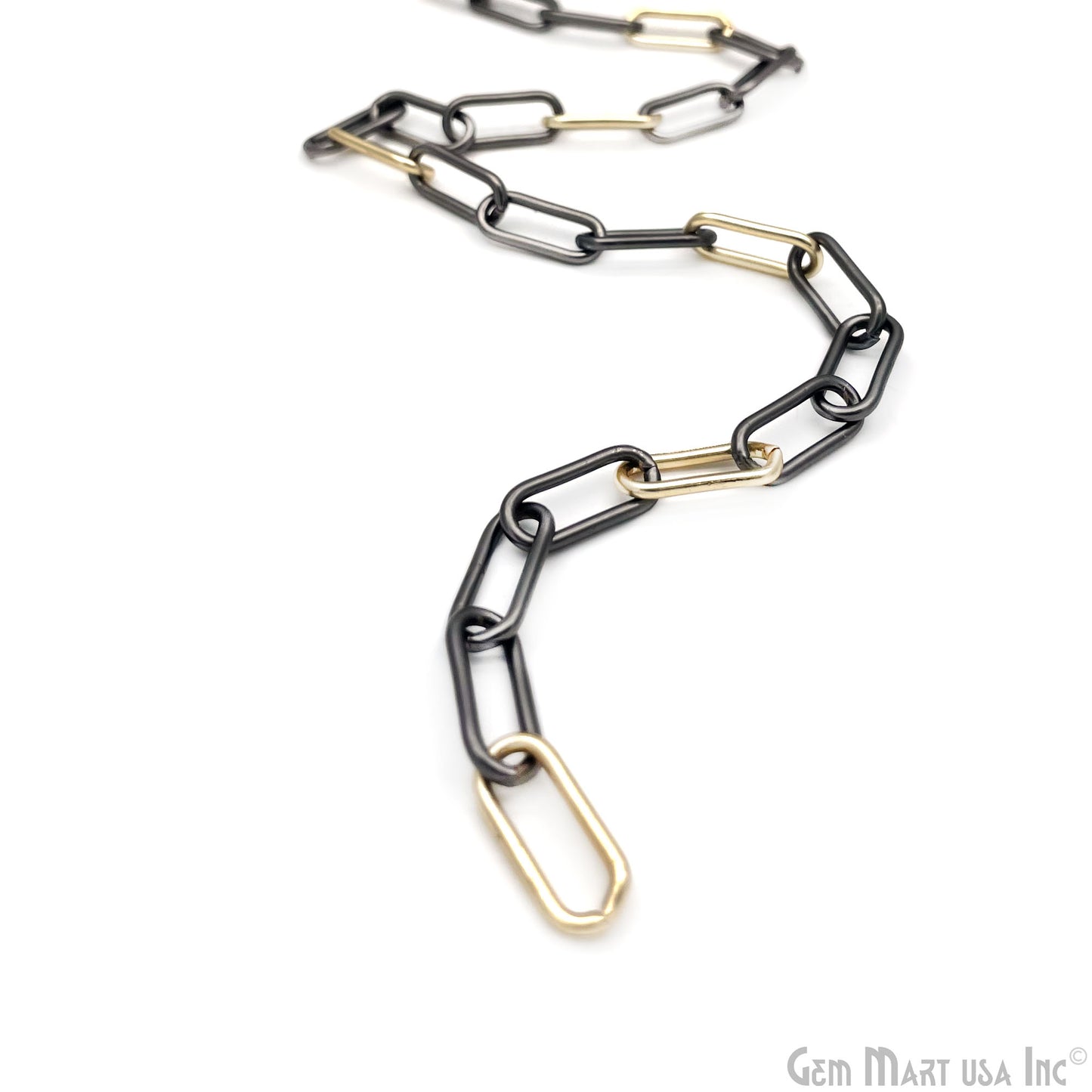 DIY Chain, Link Chain, Purse Chain, Chain Necklace, Curb Chain, Mariner Chain, Figaro Chain, in Gold/Silver/Black/Rose Gold