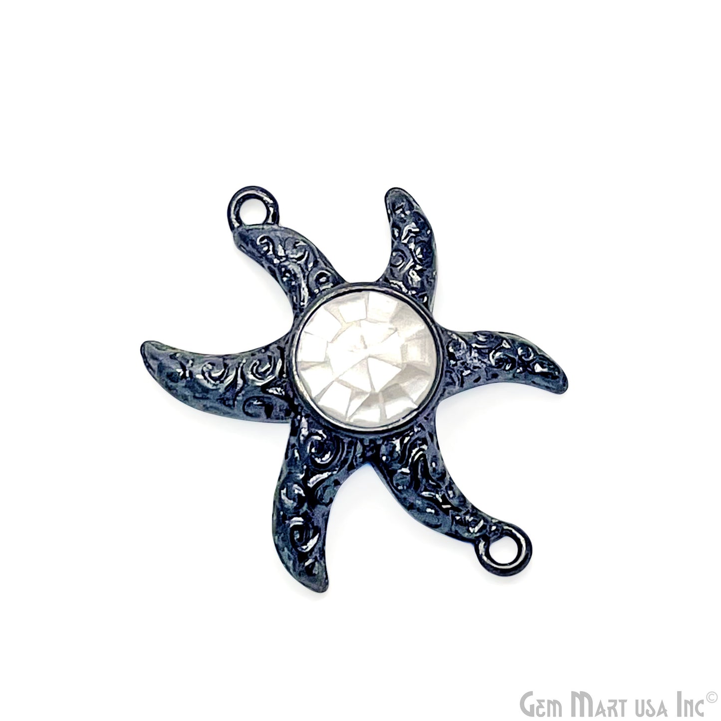 Starfish Charm Finding, 25mm Star Pendant, Bracelet Charm