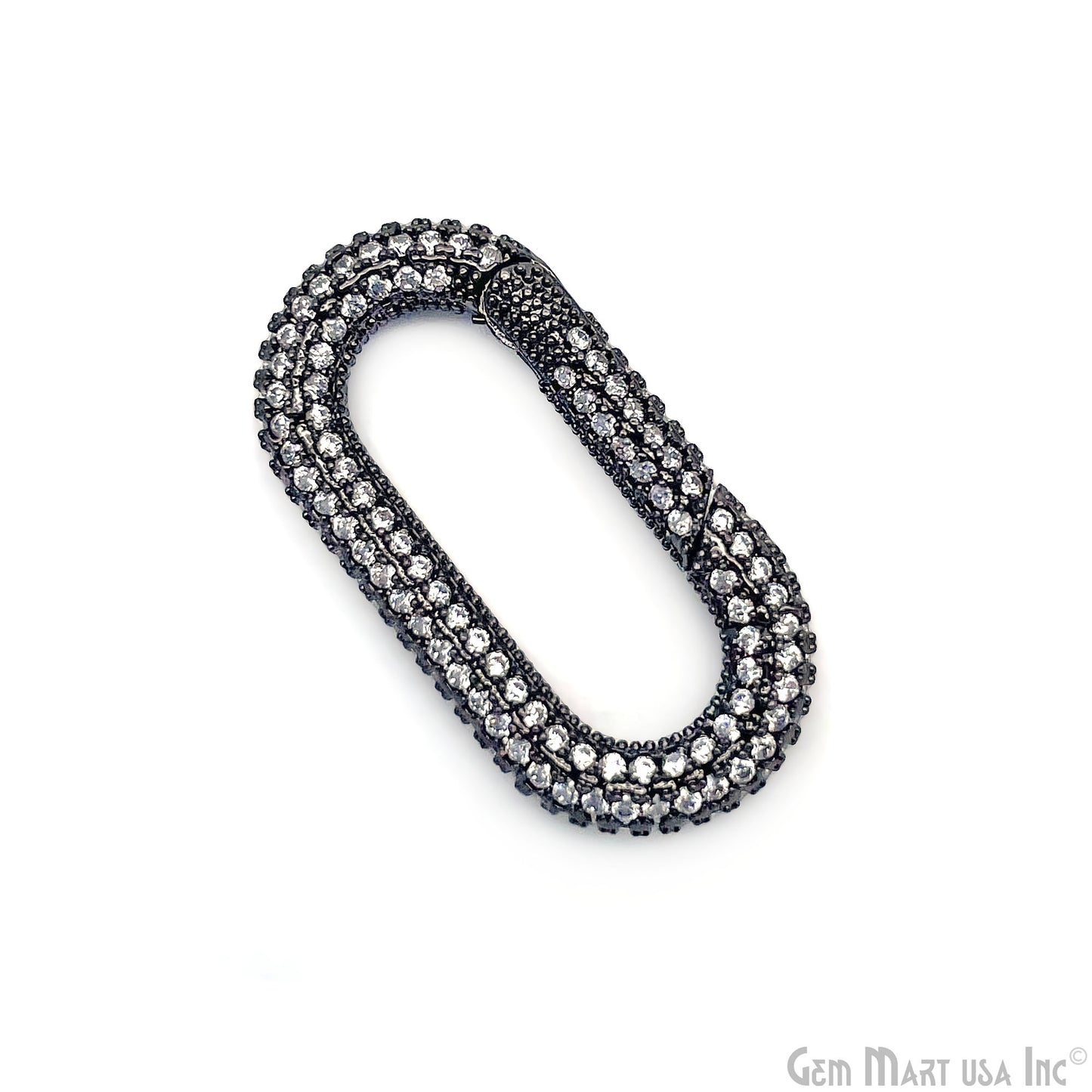 Dainty Gold Spring Gate Ring-Oval Push Gate Ring-Jewelry Making Findings