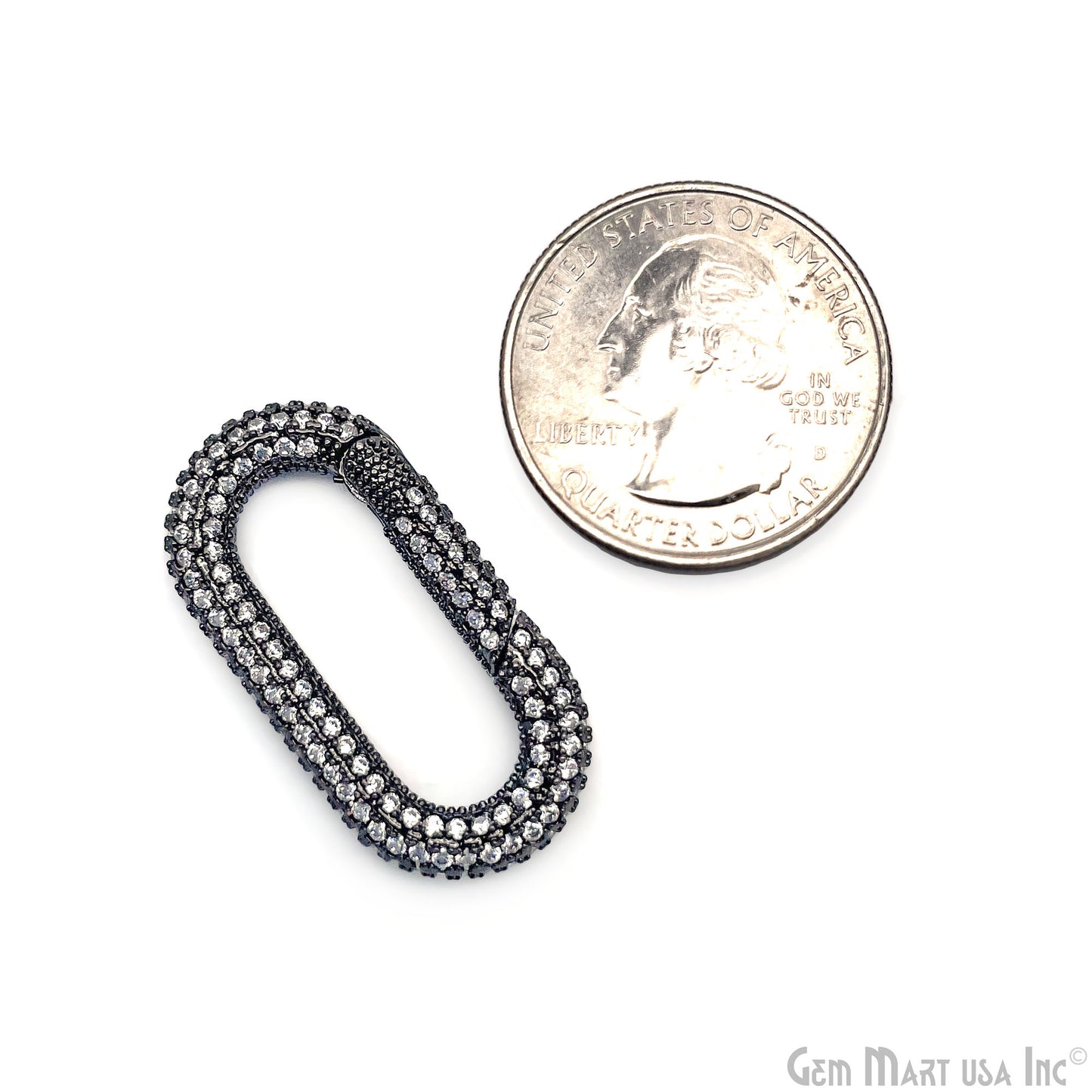 Dainty Gold Spring Gate Ring-Oval Push Gate Ring-Jewelry Making Findings