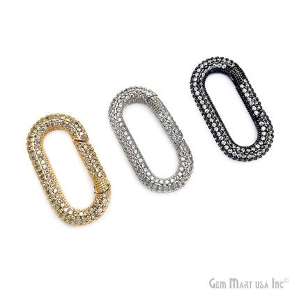 Dainty Gold Spring Gate Ring-Oval Push Gate Ring-Jewelry Making Findings