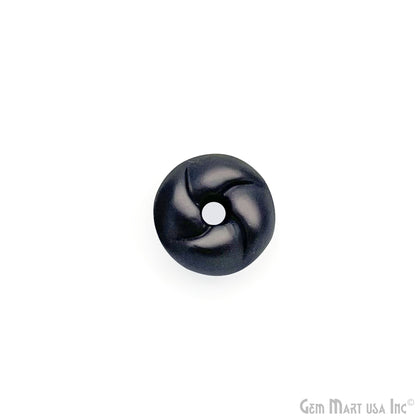 TierraCast Round Spacer Bead Metal 7x4mm Twisted Round Spacer Pendant