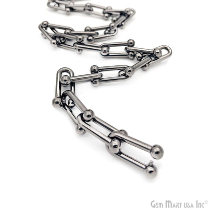 DIY Chain, Link Chain, Purse Chain, Chain Necklace, Curb Chain, Mariner Chain, Figaro Chain, in Gold/Silver/Black/Rose Gold