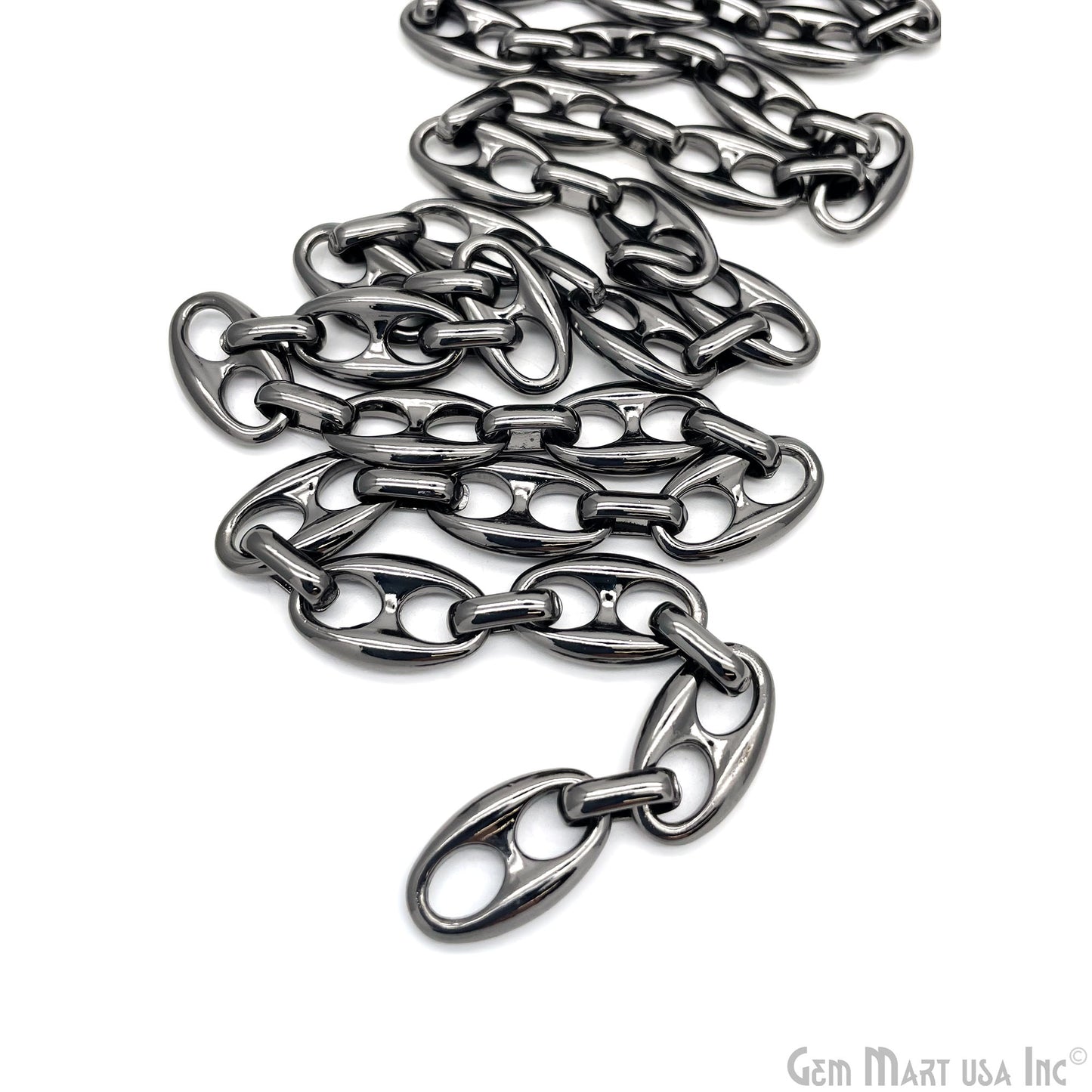 DIY Chain, Link Chain, Purse Chain, Chain Necklace, Curb Chain, Mariner Chain, Figaro Chain, in Gold/Silver/Black/Rose Gold