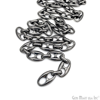 DIY Chain, Link Chain, Purse Chain, Chain Necklace, Curb Chain, Mariner Chain, Figaro Chain, in Gold/Silver/Black/Rose Gold
