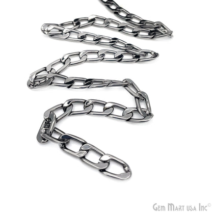 DIY Chain, Link Chain, Purse Chain, Chain Necklace, Curb Chain, Mariner Chain, Figaro Chain, in Gold/Silver/Black/Rose Gold