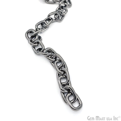 DIY Chain, Link Chain, Purse Chain, Chain Necklace, Curb Chain, Mariner Chain, Figaro Chain, in Gold/Silver/Black/Rose Gold