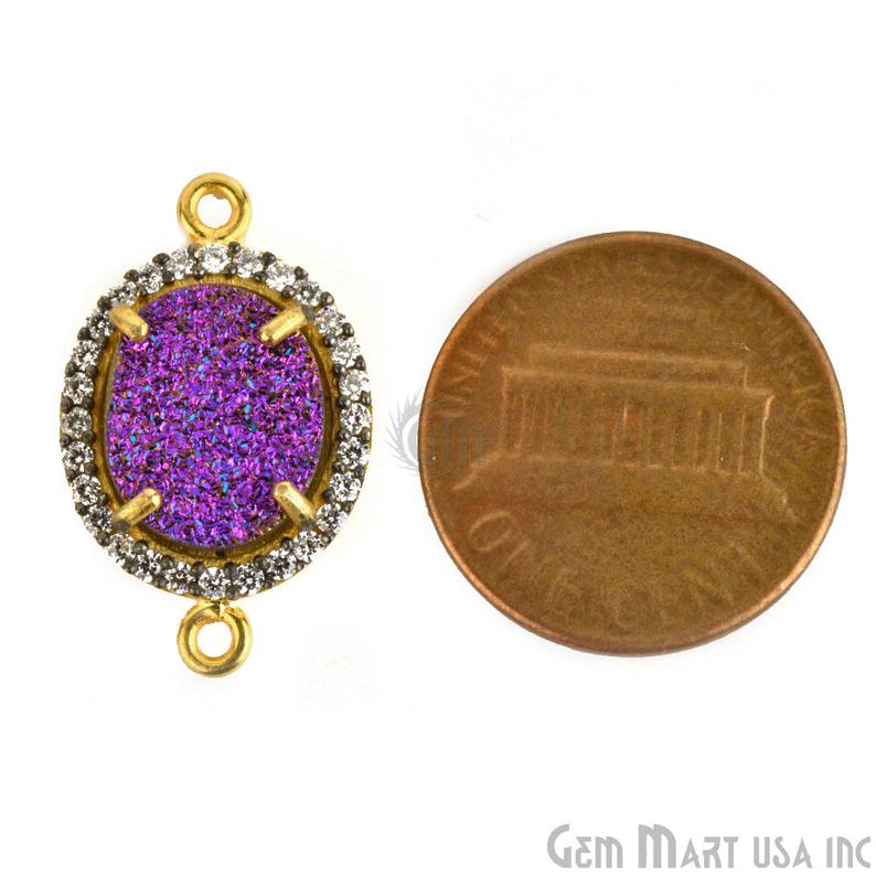 gemstone connector beads, gemstone connector pendant