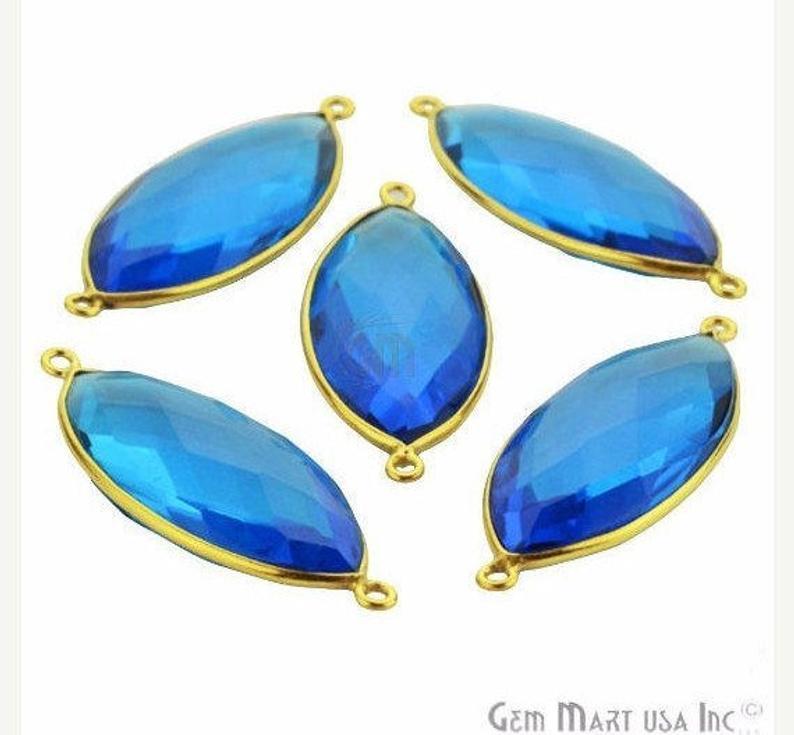 gemstone connector beads, gemstone connector pendant