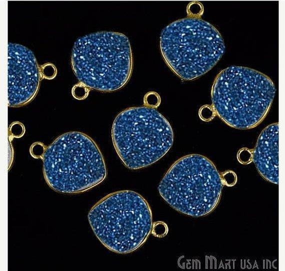 druzy connector beads, druzy connector