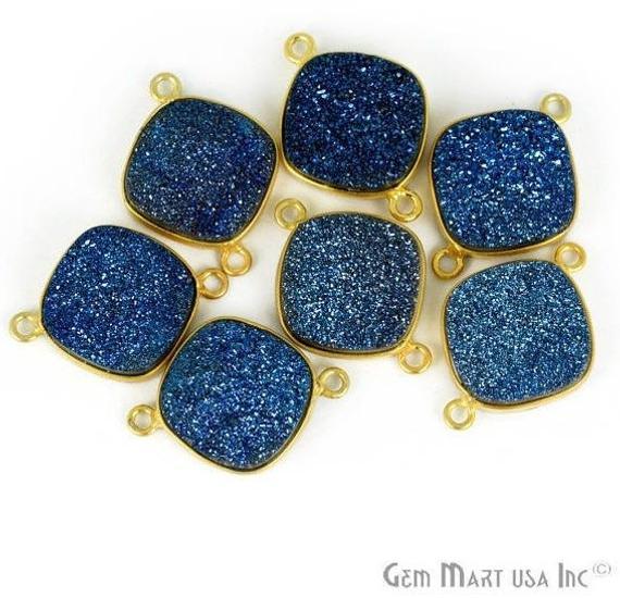 druzy connector beads, druzy connector