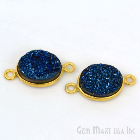 druzy connector beads, druzy connector