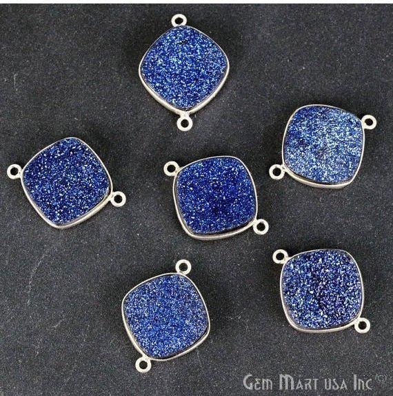 druzy connector beads, druzy connector