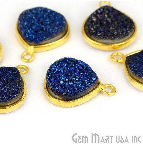 druzy connector beads, druzy connector