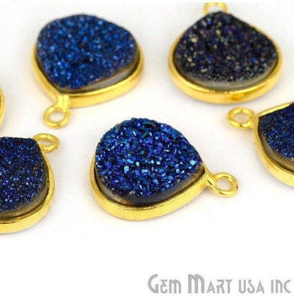druzy connector beads, druzy connector