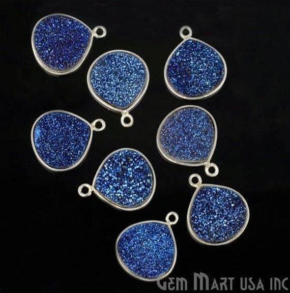 druzy connector beads, druzy connector