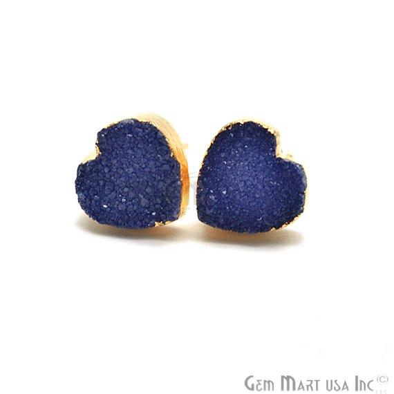 Blue druzy