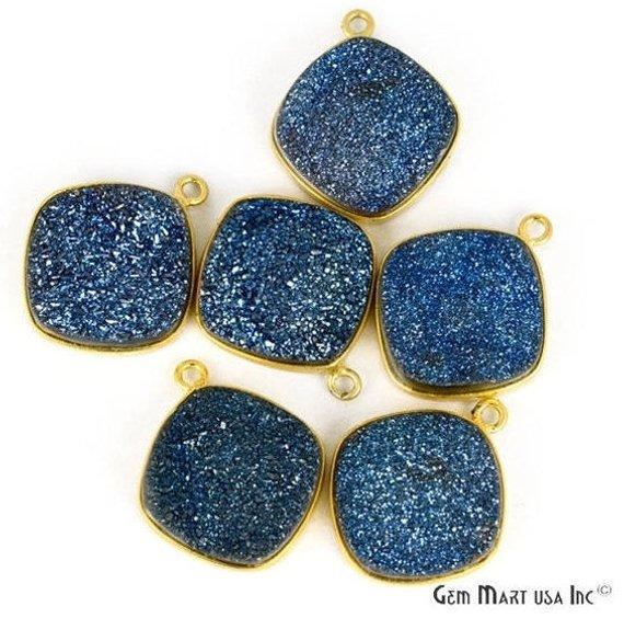 druzy connector beads, druzy connector
