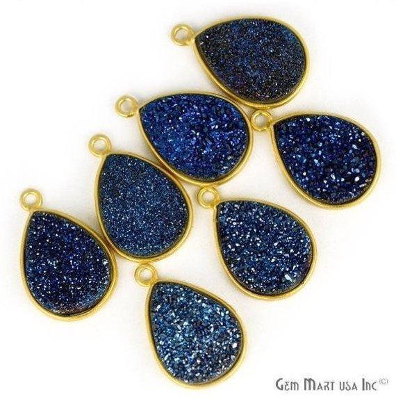 druzy connector beads, druzy connector