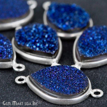 druzy connector beads, druzy connector