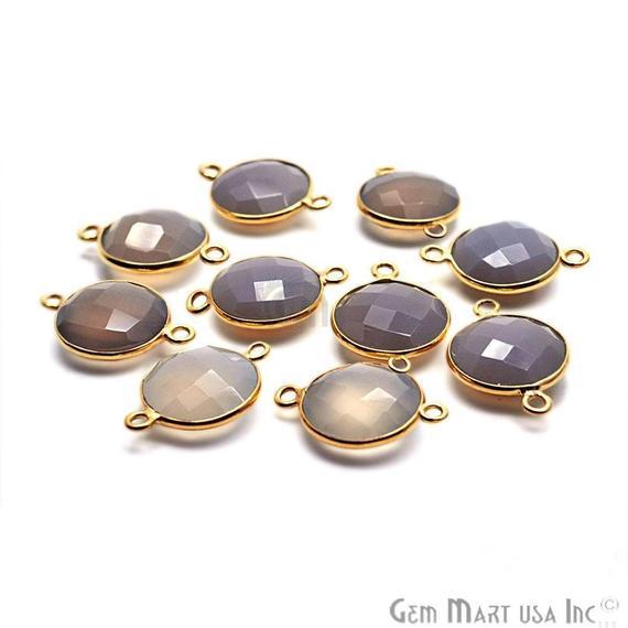 gemstone connector beads, gemstone connector pendant