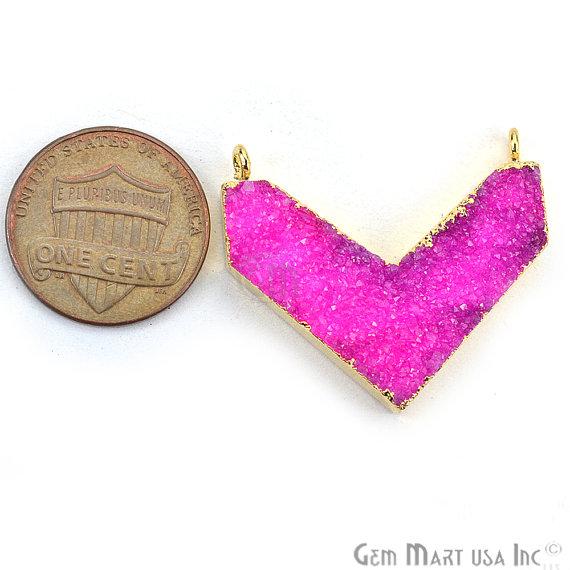 Magenta Druzy