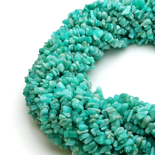 Amazonite Nugget Chip Gemstone Beads Strands - GemMartUSA