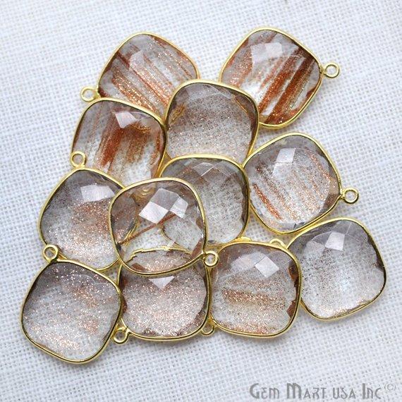 gemstone connector beads, gemstone connector pendant