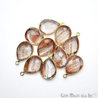 gemstone connector beads, gemstone connector pendant