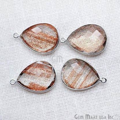 gemstone connector beads, gemstone connector pendant