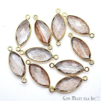 gemstone connector beads, gemstone connector pendant