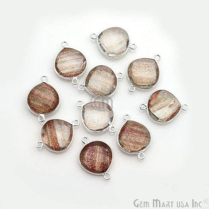 gemstone connector beads, gemstone connector pendant