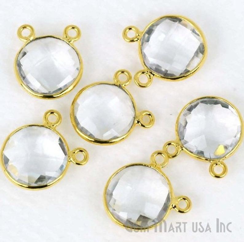 gemstone connector beads, gemstone connector pendant